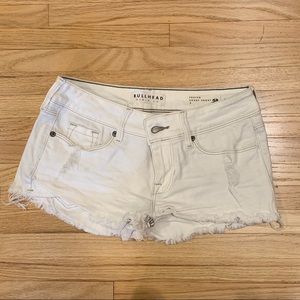 SOLD. Bullhead White Denim Shorts